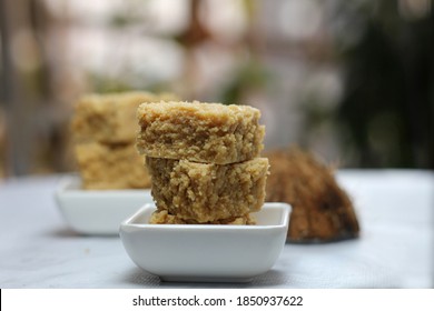 Mohanthal Is Traditional Gujarati Sweet Made With Gramflour,desi Ghee And Raw Sugar During Diwali.