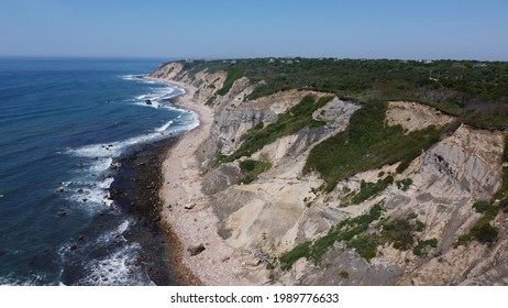 The Mohegan Bluffs On Block Island, RI