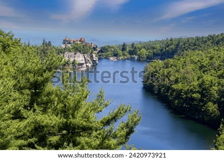 Mohonk Mountain House, historic Victorian hotel in upstate New York, New Paltz.