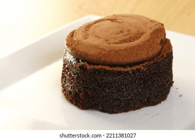 Moist Chocolate Cake With Cocoa Powder For Dessert