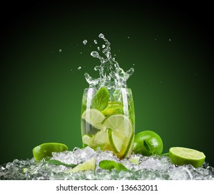 Mojito Drink With Splash