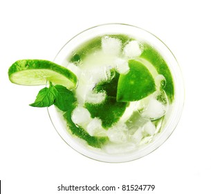 Mojito Drink, Top View