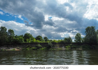 The Moksha River And The Clouds