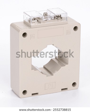 molded case current transformers on white background