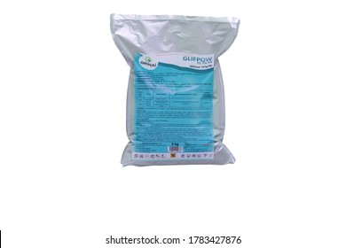 Moldova, Tiraspol - May 14, 2019: Plant Protection Product - Glifpow. Isolate On A White Background.