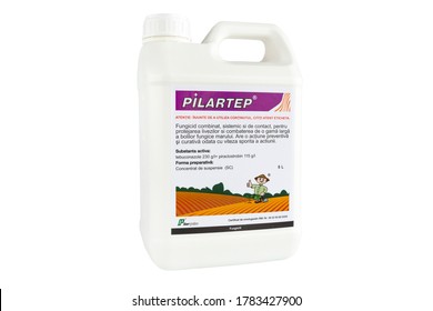 Moldova, Tiraspol - May 14, 2019: Plant Protection Product - Pilartep. Isolate On A White Background.