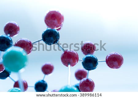 Molecule, DNA in laboratory lab test, chemistry
