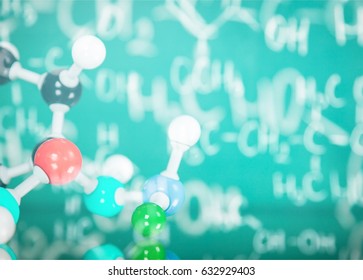 Molecule in laboratory.