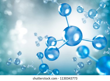 molecules. Atoms bacgkround. Medical background . Molecular structure at the atomic level