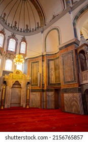 Molla Zeyrek Mosque In Istanbul. Former Byzantine Church. Istanbul Turkey - 10.15.2021