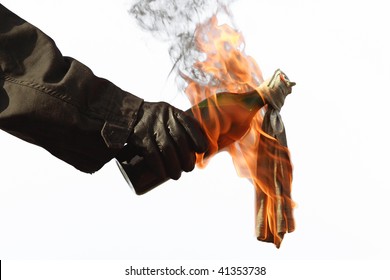 A Molotov Cocktail, Ready For Throwing