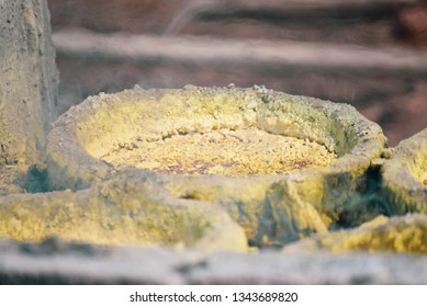 Molten Gold Being Poured Into Buddha Statue In Thailand.