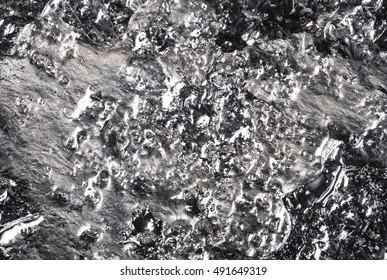 Molten Lead, Abstract Background Of Liquid Metal