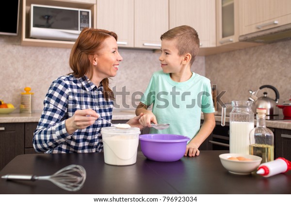 baby boy cooking