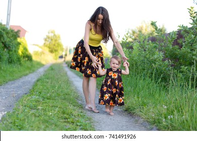 same dress for mother and baby