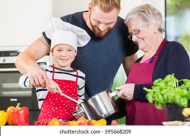 733 Grandma Grandson Kitchen Images, Stock Photos & Vectors | Shutterstock