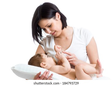 Mom Feeding Baby From Bottle