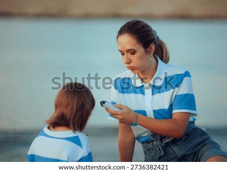 
Mom Using Thermometer Checking for Symptoms on her Daughter
Little girl having high temperature from a heatstroke at the beach