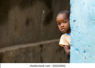 Mombasa. Kenya. January 26, 2012 Unidentified Children Of Africa