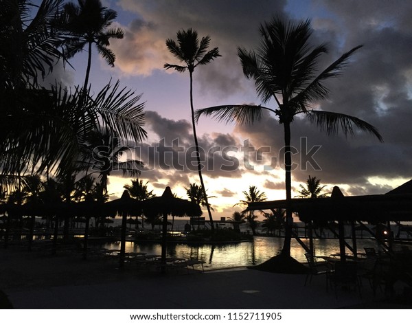 Moment Right Before Sunrise Beach Brazil Stock Photo Edit Now