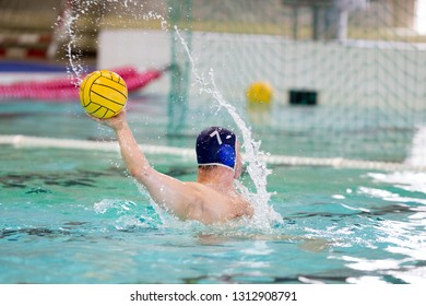 Moment In Water Polo Game