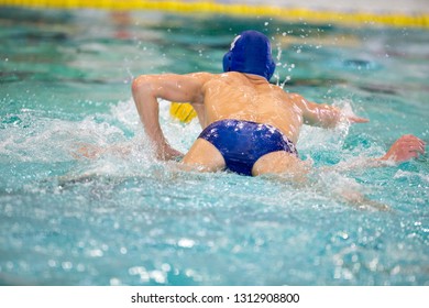 Moment In Water Polo Game