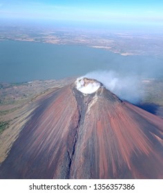 Momotombo Volcano Crater