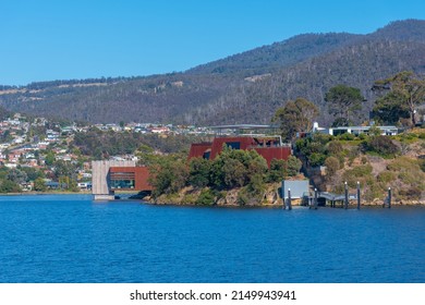 MONA – Museum Of Old And New Art Situated At Berriedale Bay Of River Derwent In Hobart, Australia