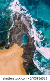 Mona Vale Ocean Pool - Outdoor rock pool in Sydney, New South Wales (NSW), Australia  - Shutterstock ID 1405936565