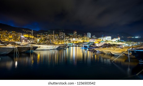 Monaco City By Night