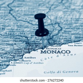 Monaco Destination In The Map