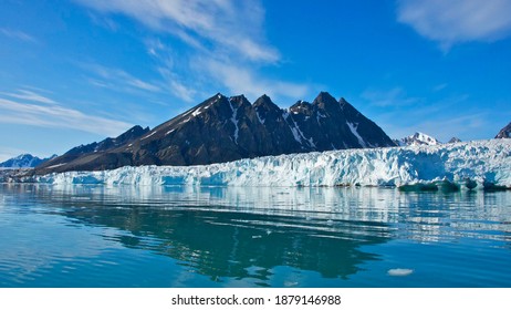 Monaco Glacier In Spitsbergen, Svalbard