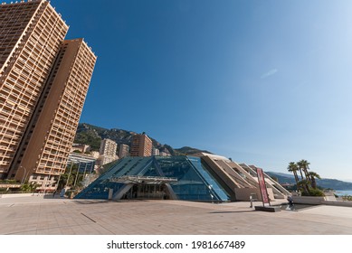  Monaco - July 08 2008: Exterior Of Grimaldi Forum.