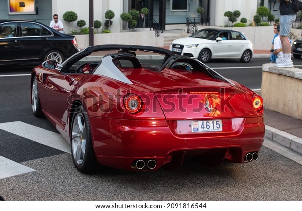 Monaco, Monte-Carlo, 30-5-2019, Ferrari 599 SA\
Aperta which i have seen near Hermitage hotel in Monte Carlo. Very\
rare car to see on a\
street.