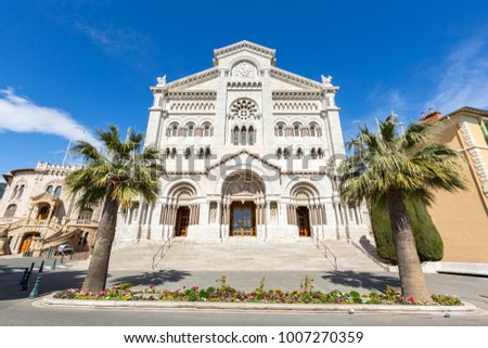 Monaco Saint Nicholas Cathedral Cote d'Azur Riviera