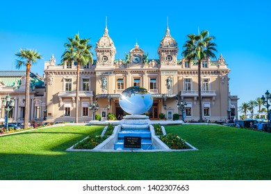 MONACO - SEPTEMBER 26, 2018: Monte Carlo Casino Is An Entertainment Complex Includes Casino, Grand Theatre And Les Ballets De Monte Carlo In Monaco