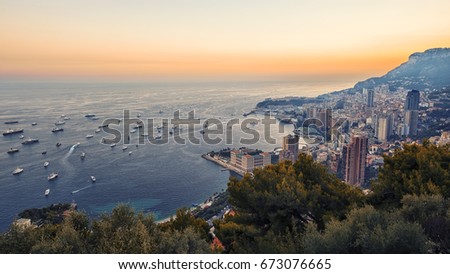 Monaco Sunset