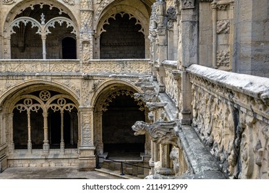 Monastero Jeronimos Architecture Detail Belem Lisboa, Lisbon, Portugal