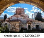 Monastery in Apollonia Archeological Park in Southern Albania