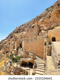 A Monastery Built Into The Mountain In Iraqi Kurdistan