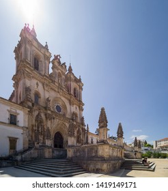 The Alcobaça Monastery Facade, Portugal