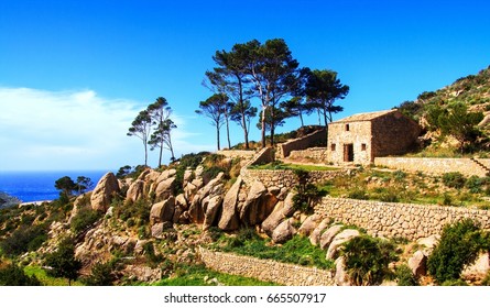 Monastery La Trapa On Majorca In Spain