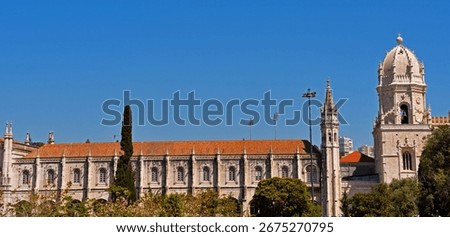 Jerónimos Monastery (Mosteiro dos Jerónimos), located in Lisbon, Portugal