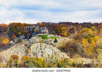 Monastery Up On Top Of Bear Mountains. Rockland County, New York