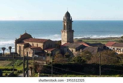 The Monastery Of Santa María De Oia Facing The Sea