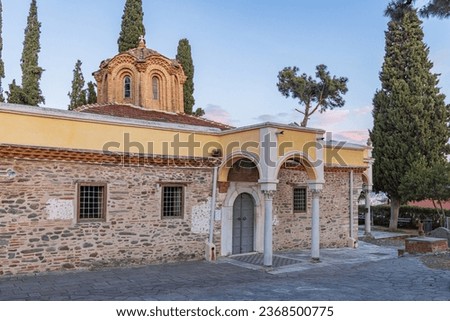 Monastery of Vlatadon in Ano Poli Thessaloniki in Central Macedonia in Greece