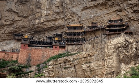 The Monastery of Xuankong Si in China