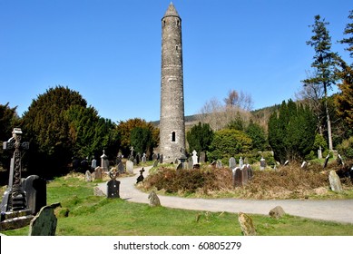 monastic site in glendalough county wicklow ireland tourist attraction