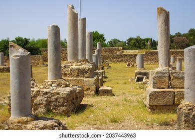 Monastir, Tunisia, Africa - August, 2012: Ruins Of Ancient Carthage In The City Of Tunis