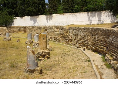 Monastir, Tunisia, Africa - August, 2012: Ruins Of Ancient Carthage In The City Of Tunis